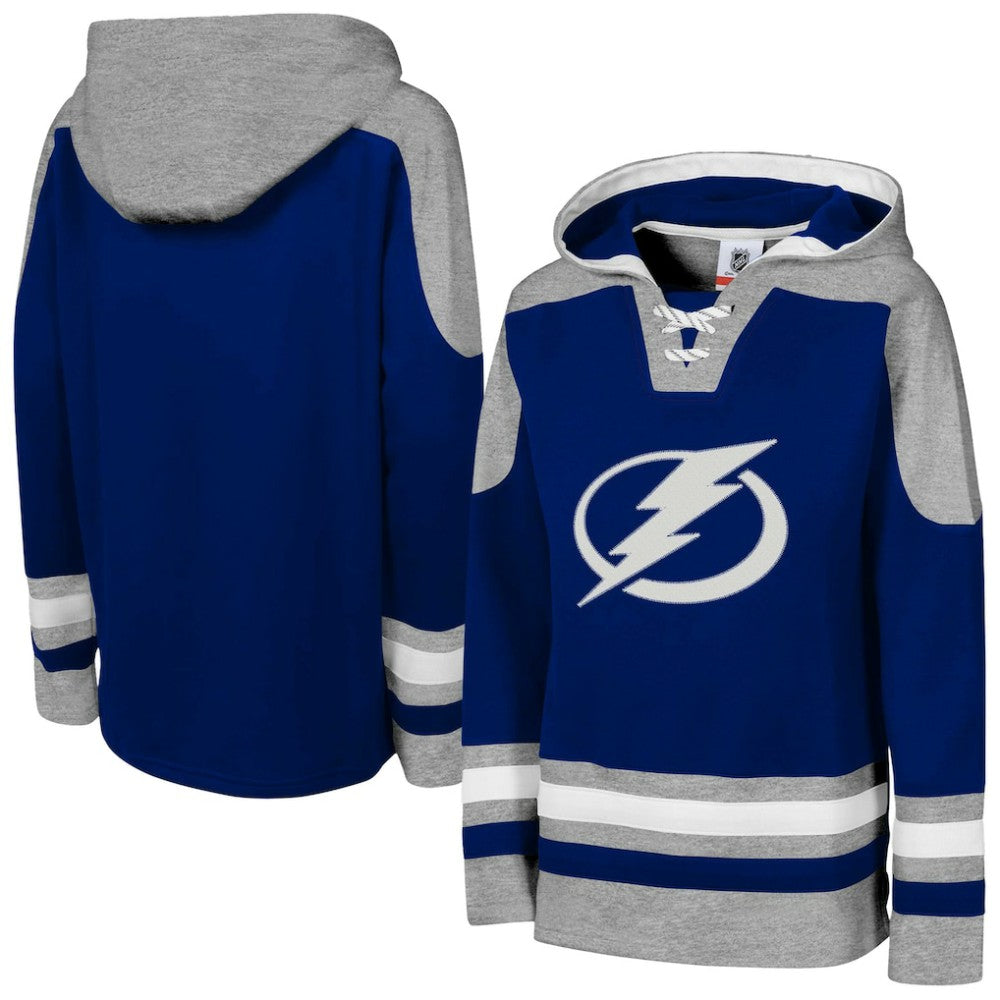 Tampa Bay Lightning Youth Ageless Must Have Home V-Neck Pullover Hoodie - Blue - NHL 200983929