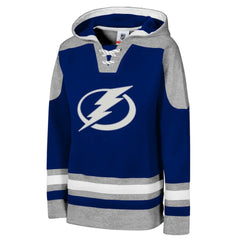 Tampa Bay Lightning Youth Ageless Must Have Home V-Neck Pullover Hoodie - Blue - NHL 200983929