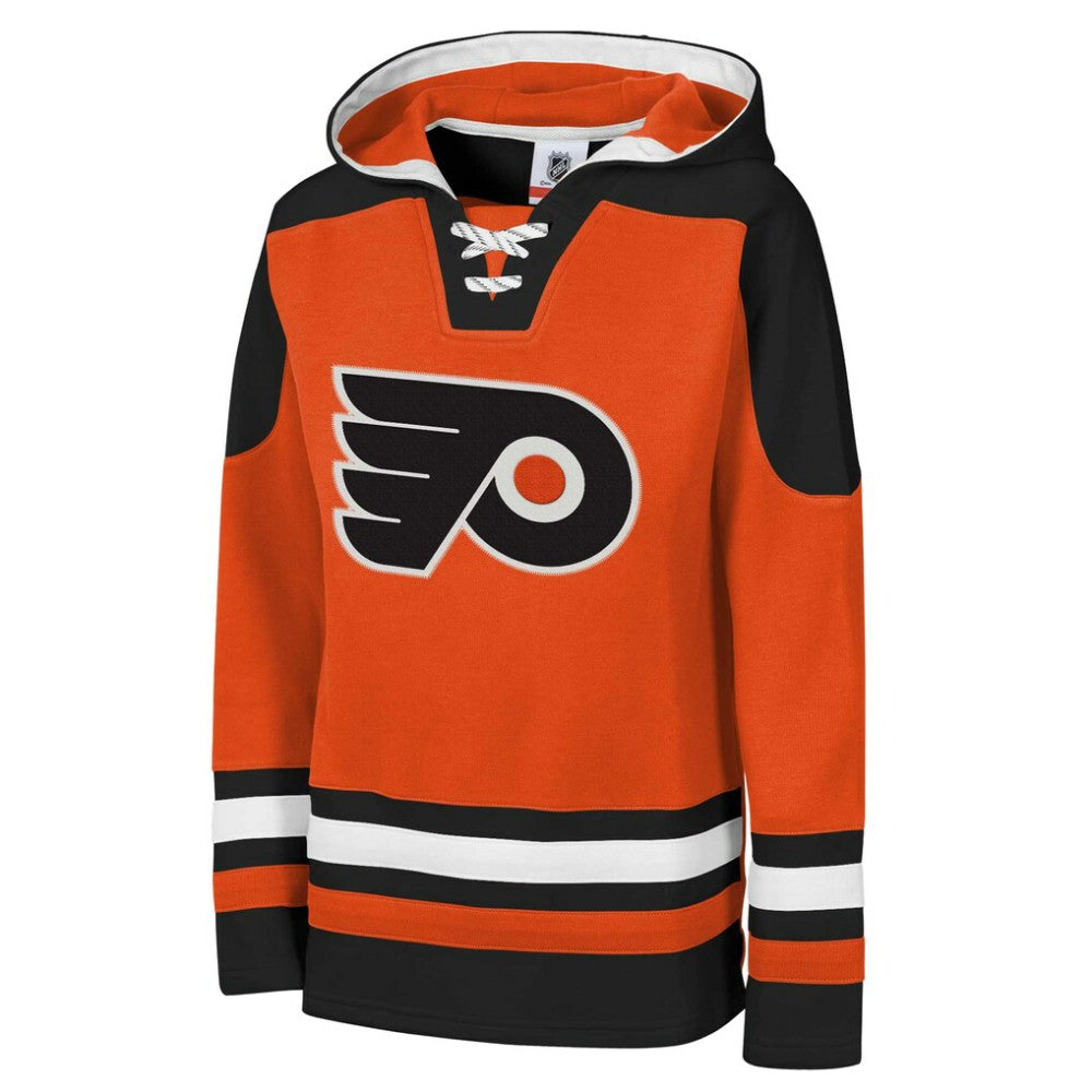 Philadelphia Flyers Youth Ageless Must Have Home V-Neck Pullover Hoodie - Orange - NHL 200983934