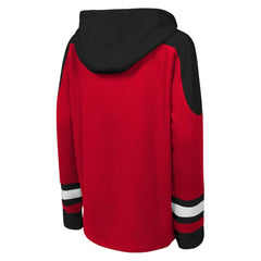New Jersey Devils Youth Ageless Must Have Home V-Neck Pullover Hoodie - Red - NHL 200983946