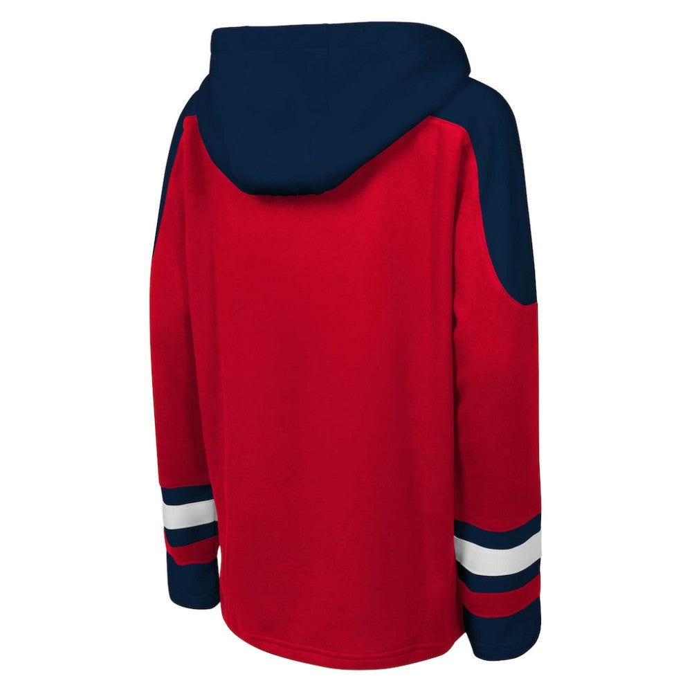 Washington Capitals Youth Ageless Must Have Home V-Neck Pullover Hoodie - Red - NHL 200983947