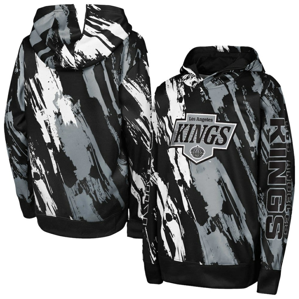 Los Angeles Kings Youth Master Snipe Pullover Hoodie - Black - NHL 200984058