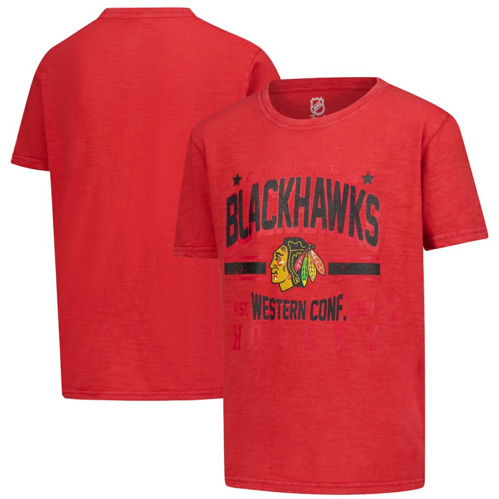 Chicago Blackhawks Youth Sure Short T-Shirt - Red - NHL 200984144