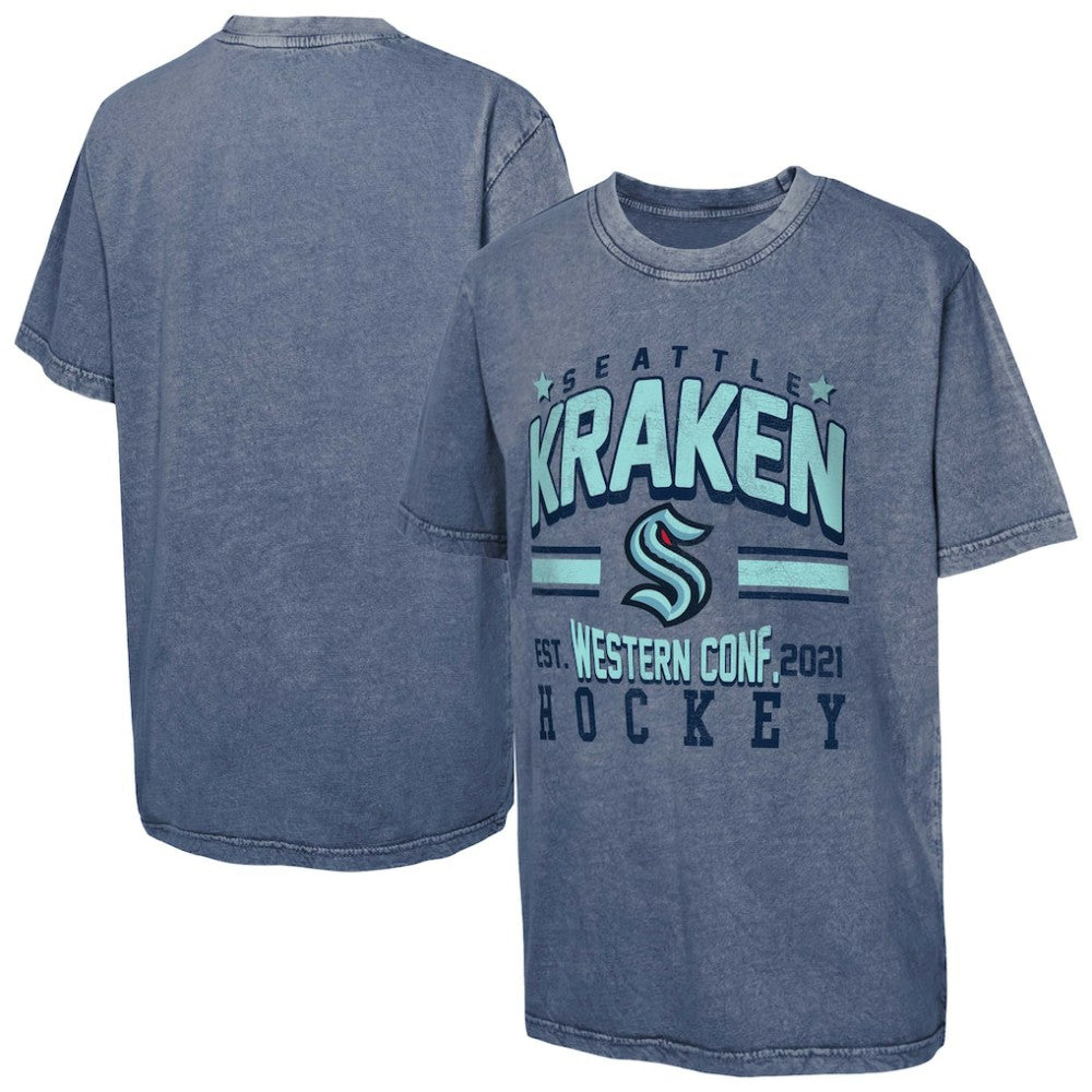 Seattle Kraken Youth Sure Short T-Shirt - Navy - NHL 200984168