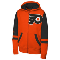 Philadelphia Flyers Youth Face Off Full-Zip Hoodie - Orange - NHL 200984229