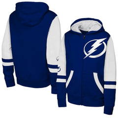 Tampa Bay Lightning Youth Face Off Full-Zip Hoodie - Blue - NHL 200984234