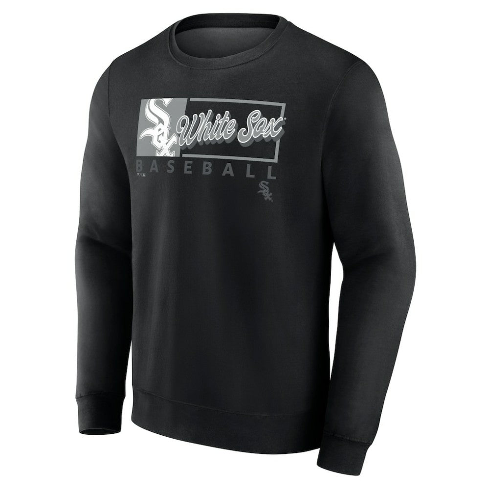 Chicago White Sox Profile Big & Tall Pullover Sweatshirt - Black - MLB Lifestyle