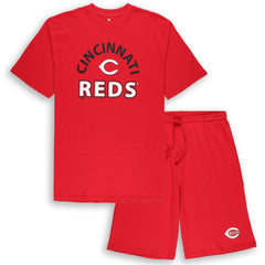 Cincinnati Reds Profile Big & Tall T-Shirt & Shorts Combo Set - MLB Discount