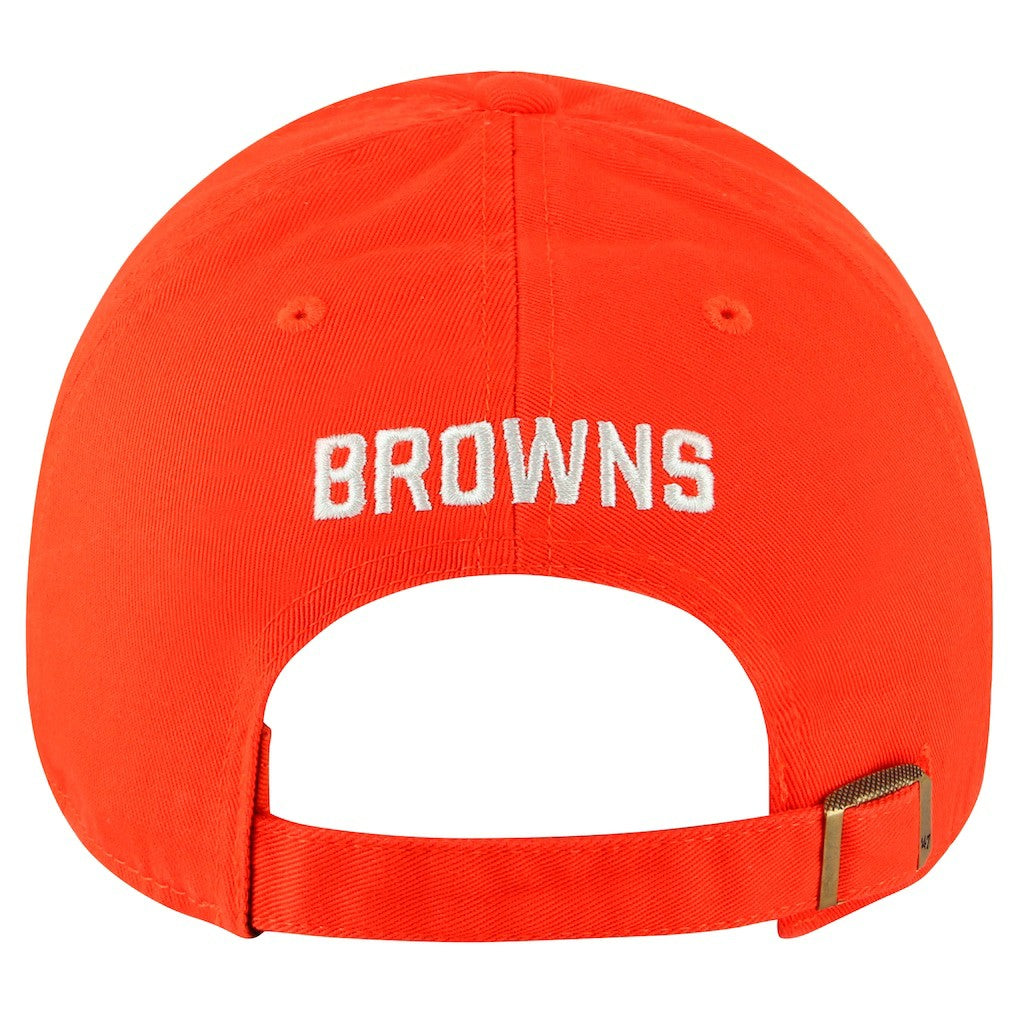 47 brand Cleveland Browns '47 Women's Finely Clean Up Adjustable Hat Orange