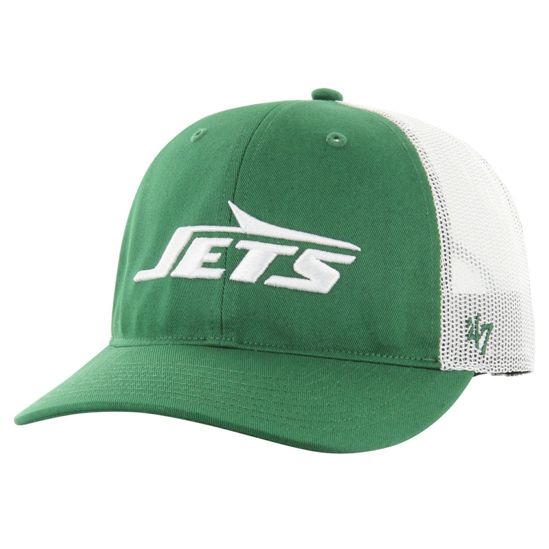 47 brand New York Jets '47 Youth Trucker Adjustable Hat Green/White