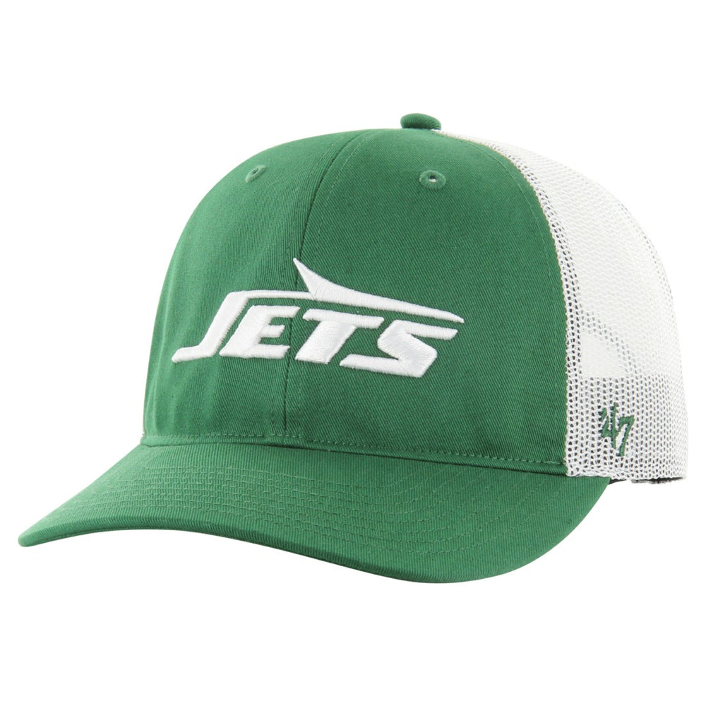 47 brand New York Jets '47 Youth Trucker Adjustable Hat Green/White