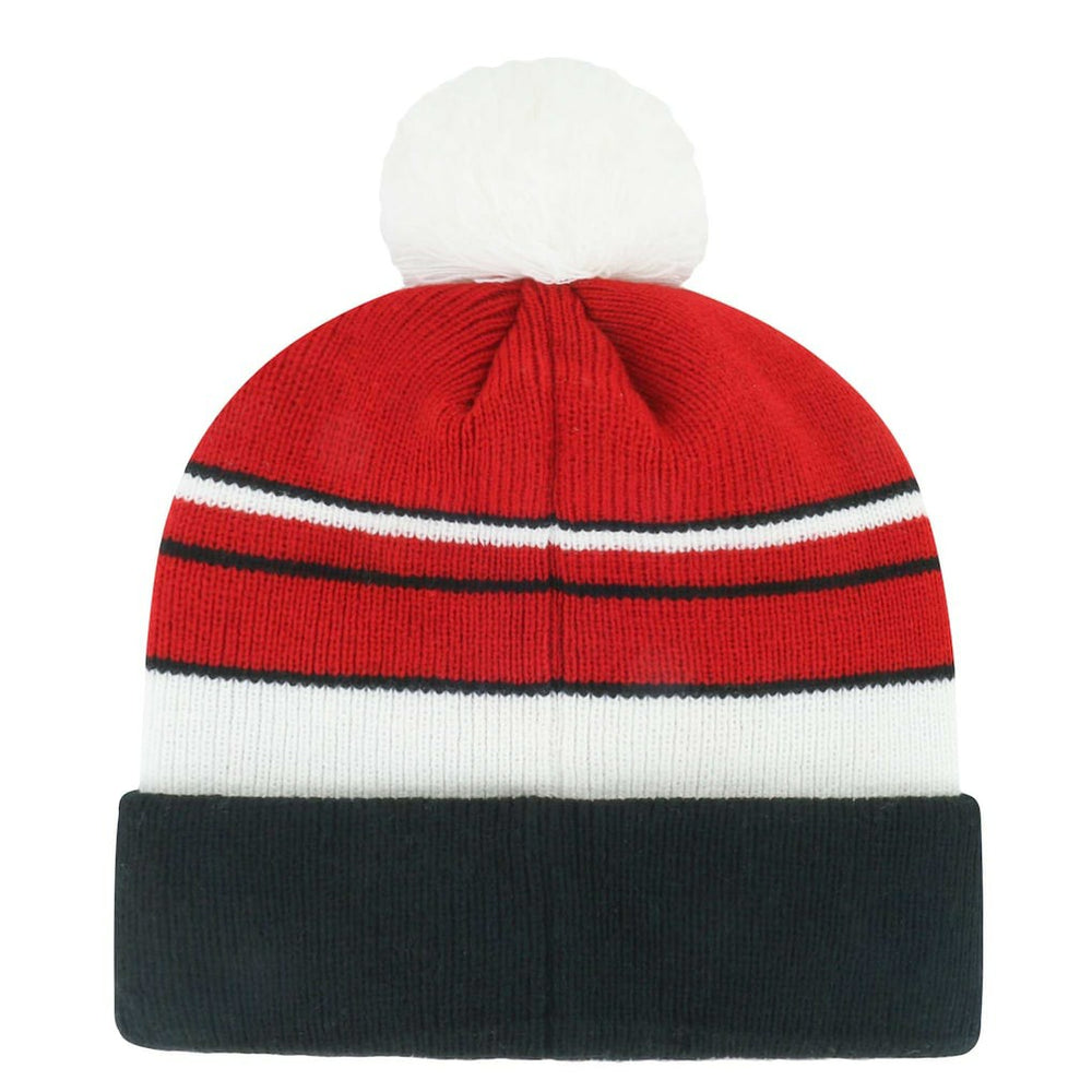 47 brand San Francisco 49ers '47 Youth Peewee Cuffed Knit Hat with Pom Scarlet/Black