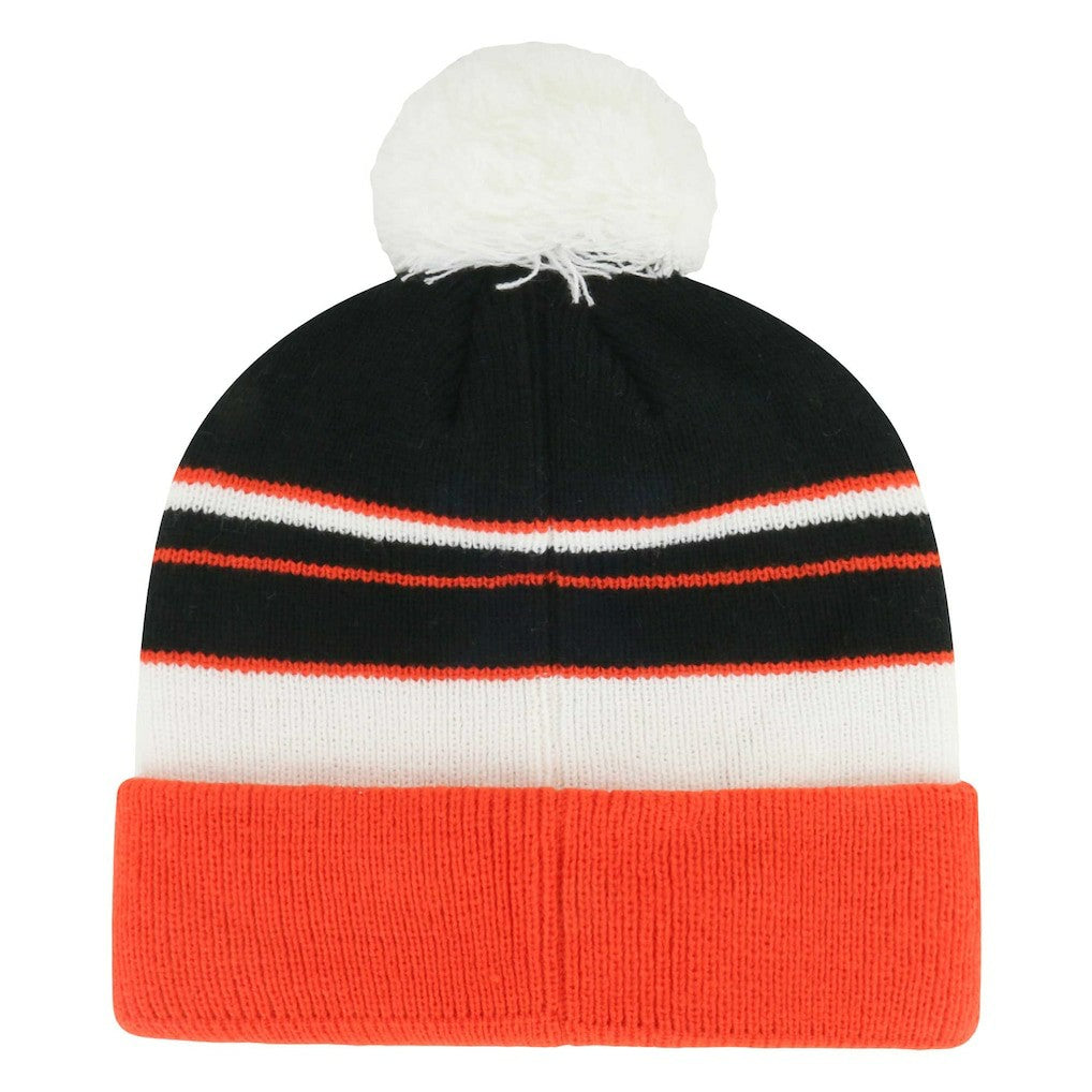 47 brand Cincinnati Bengals '47 Youth Peewee Cuffed Knit Hat with Pom Black/Orange