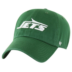 47 brand New York Jets '47 Youth Logo Clean Up Adjustable Hat Green