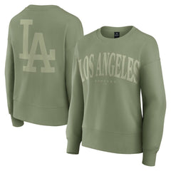 Los Angeles Dodgers Fanatics Women's Elements Flow Pullover Sweatshirt - Green - Fanatics Lifestyle
