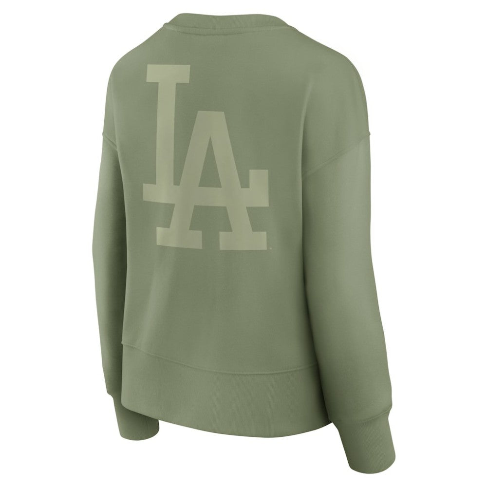 Los Angeles Dodgers Fanatics Women's Elements Flow Pullover Sweatshirt - Green - Fanatics Lifestyle