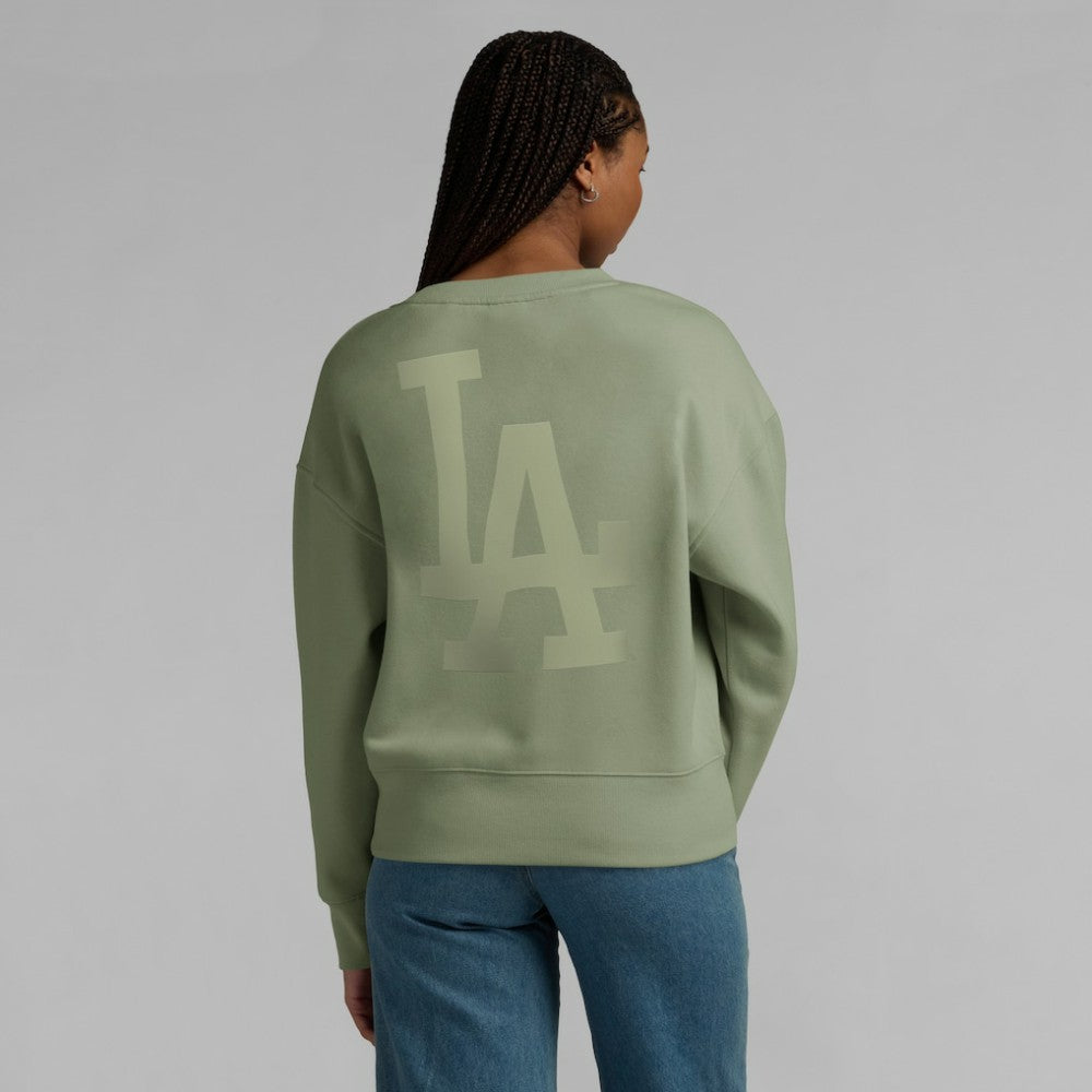 Los Angeles Dodgers Fanatics Women's Elements Flow Pullover Sweatshirt - Green - Fanatics Lifestyle