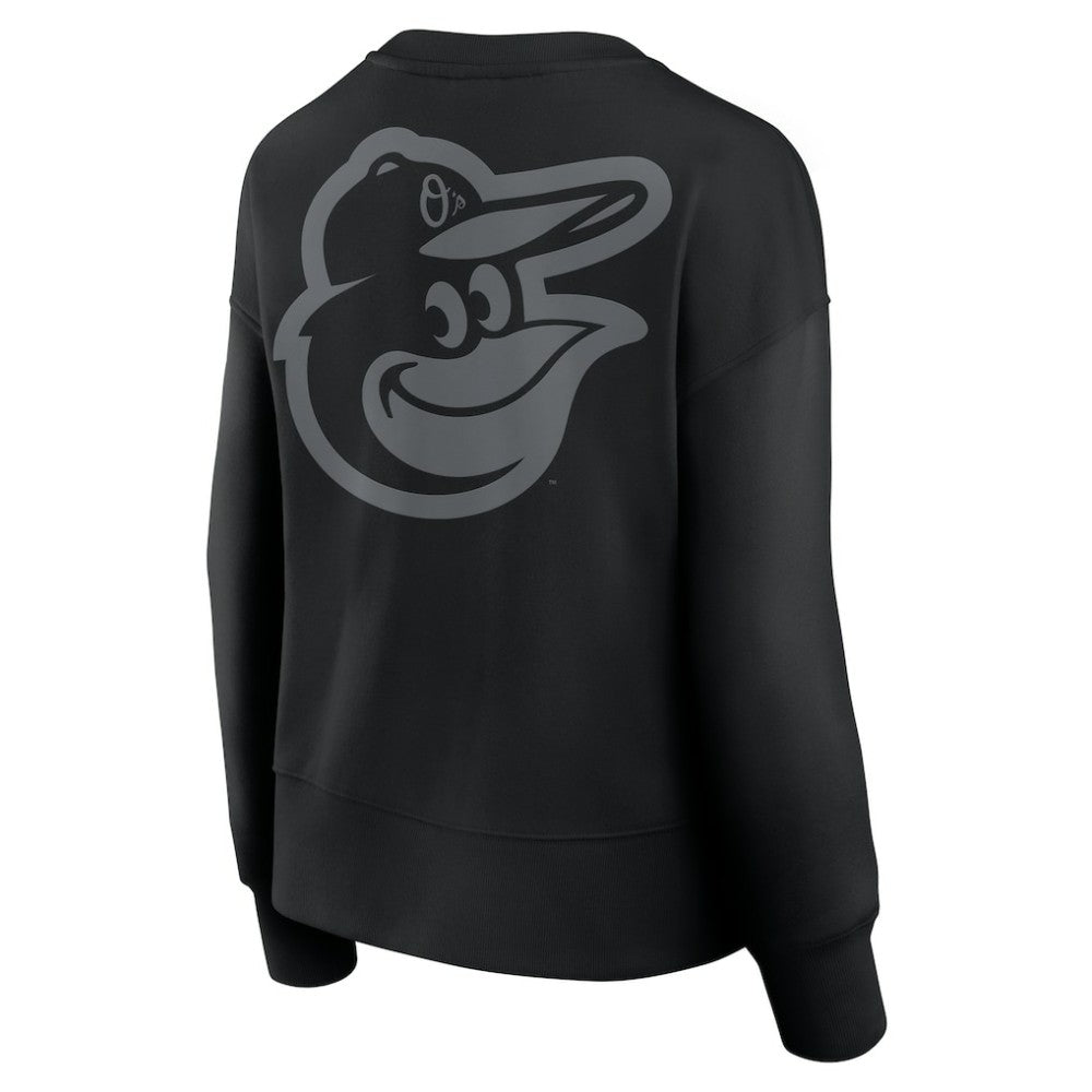 Baltimore Orioles Fanatics Women's Elements Flow Pullover Sweatshirt - Black - Fanatics on Sale