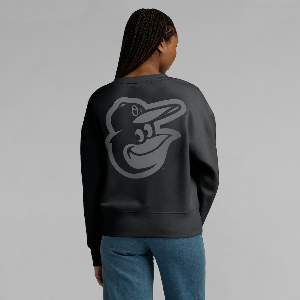 Baltimore Orioles Fanatics Women's Elements Flow Pullover Sweatshirt - Black - Fanatics on Sale