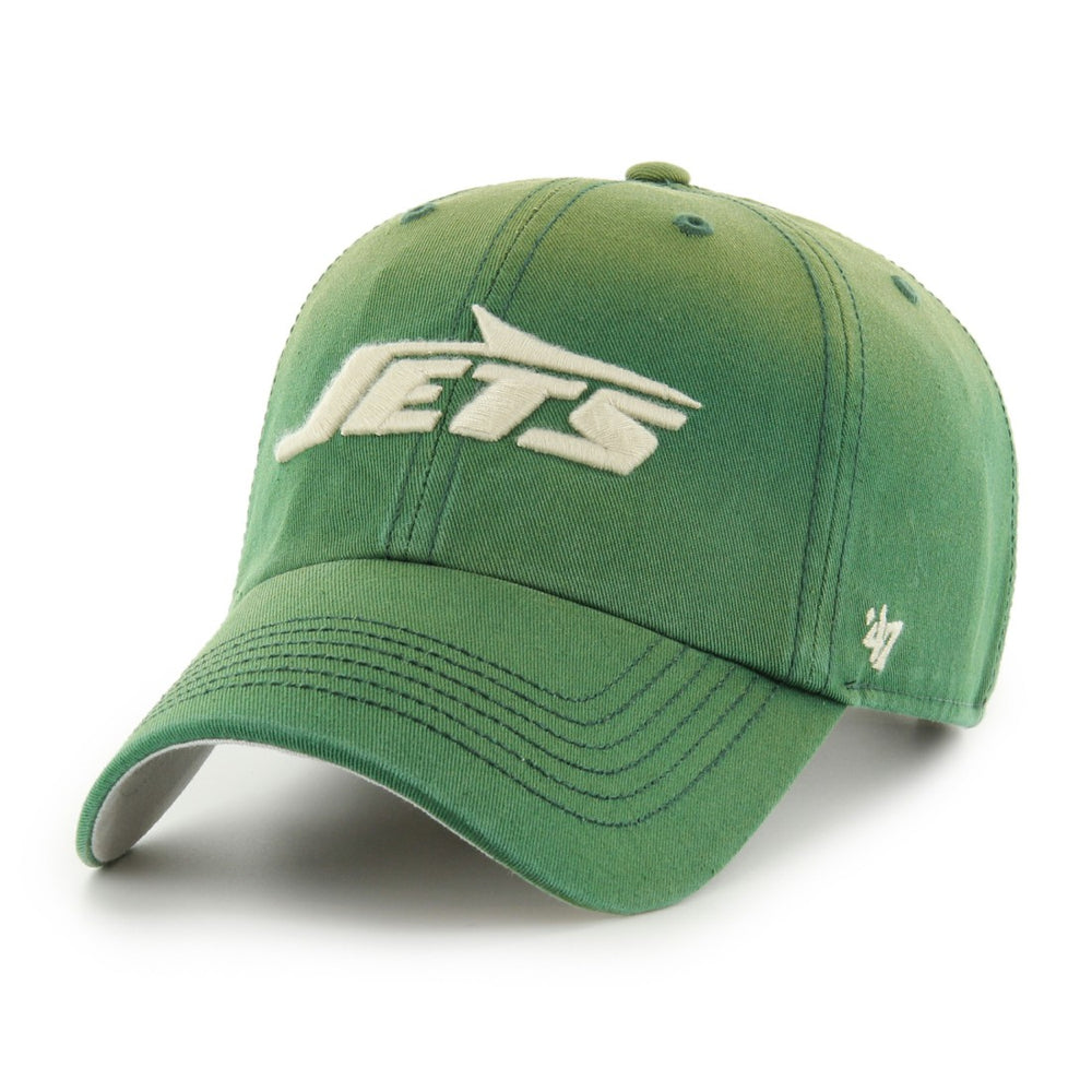 47 brand New York Jets '47 Dusted Relaxed Clean Up Adjustable Hat Green