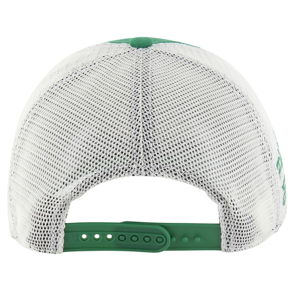 47 brand New York Jets '47 Throwback Clubhouse Boon Clean-Up Trucker Adjustable Hat Kelly Green