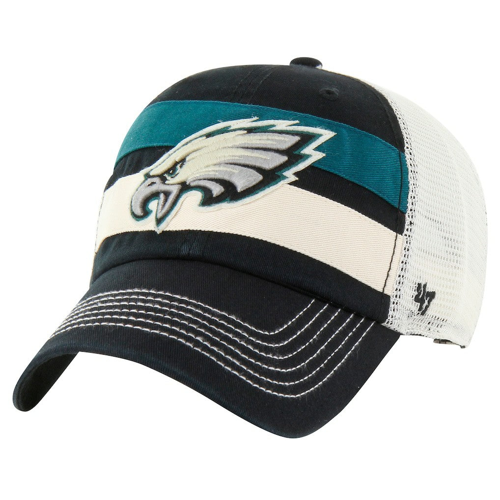 47 brand Philadelphia Eagles '47 Clubhouse Boon Clean-Up Trucker Adjustable Hat Black