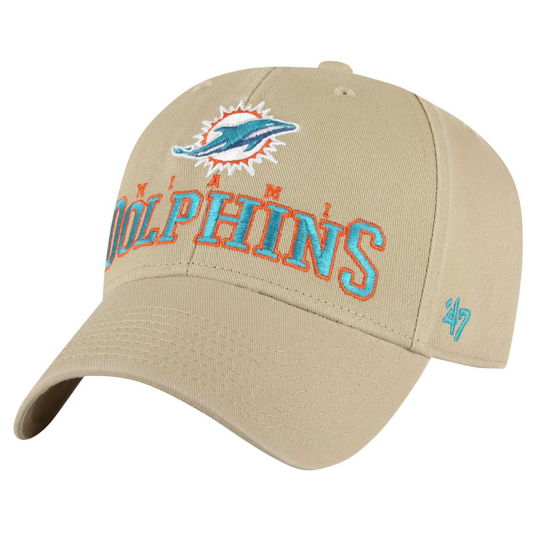 47 brand Miami Dolphins '47 Powell MVP Adjustable Hat Khaki