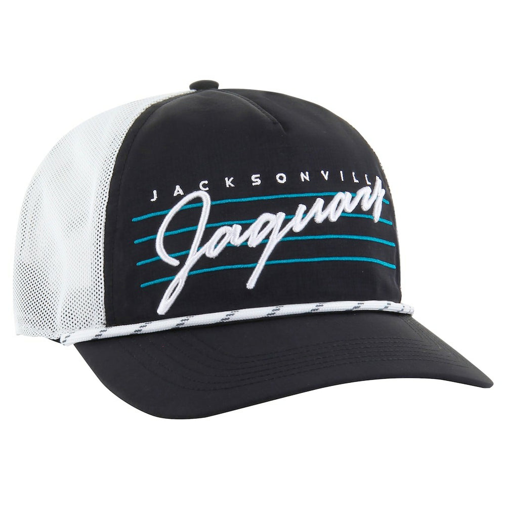 47 brand Jacksonville Jaguars '47 Downburst Relaxed Hitch Trucker Adjustable Hat Black/White