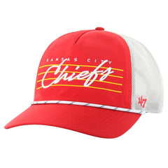 47 brand Kansas City Chiefs '47 Downburst Relaxed Hitch Trucker Adjustable Hat Red/White