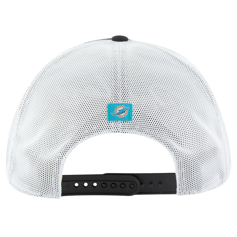 47 brand Miami Dolphins '47 Downburst Relaxed Hitch Trucker Adjustable Hat Black/White