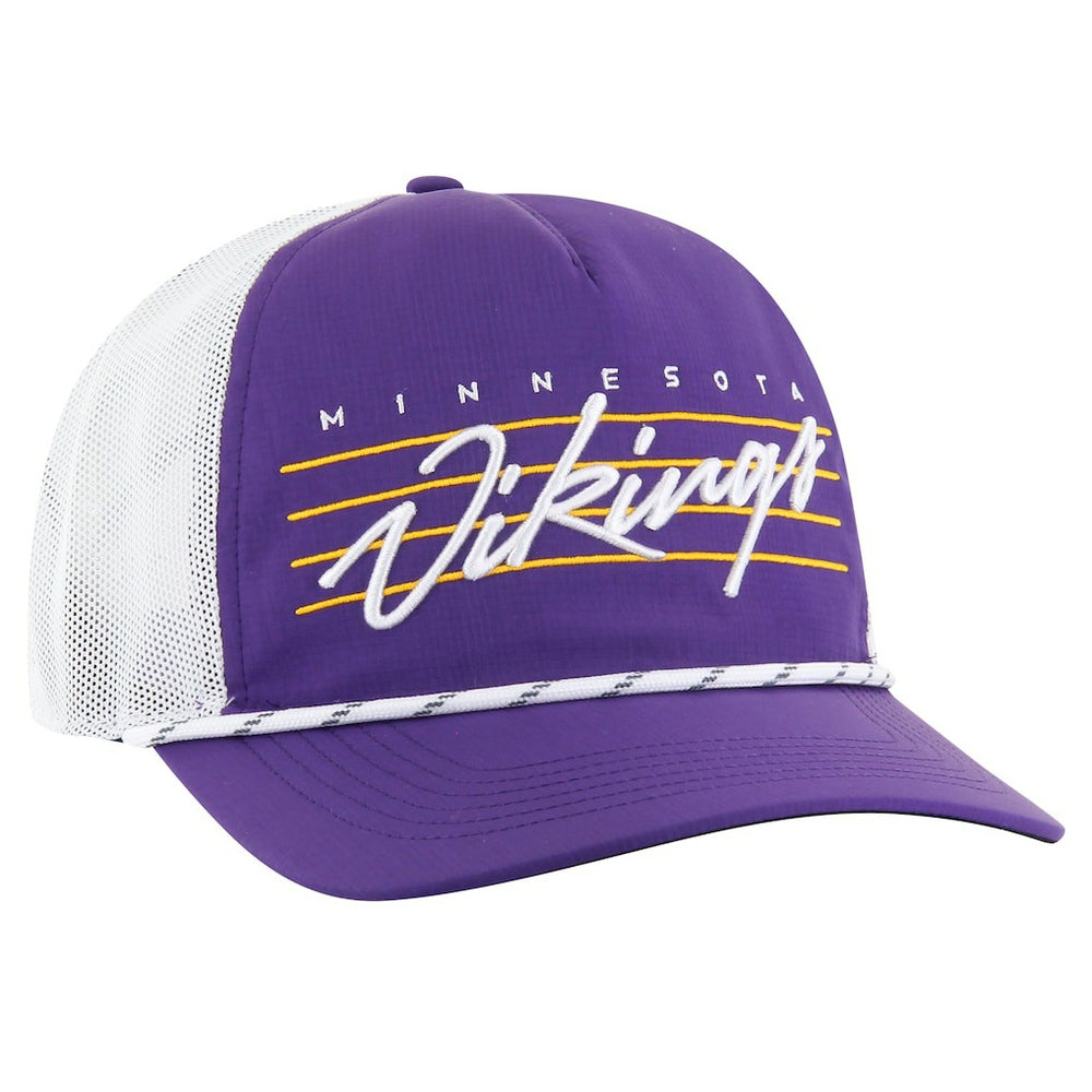 47 brand Minnesota Vikings '47 Downburst Relaxed Hitch Trucker Adjustable Hat Purple/White