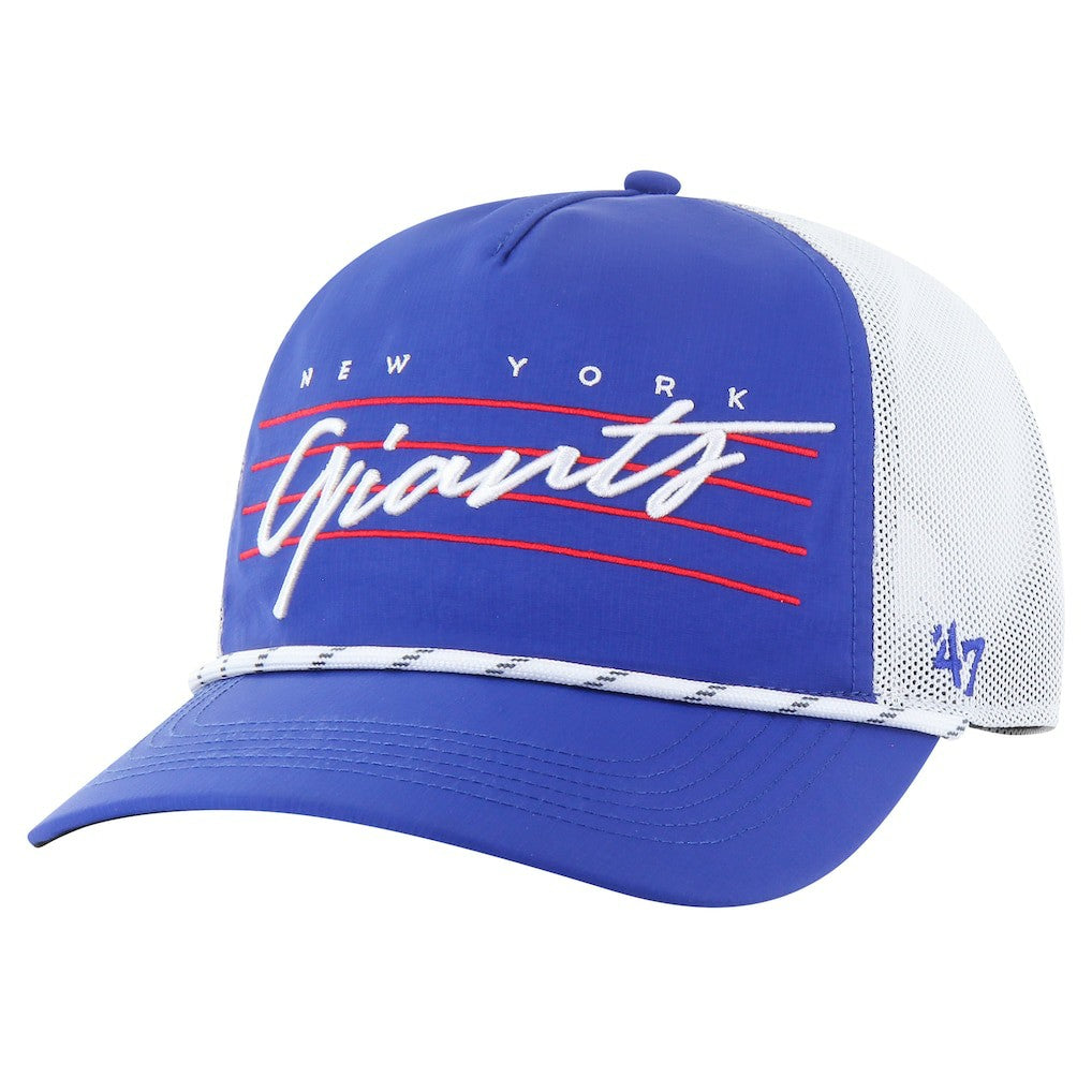 47 brand New York Giants '47 Downburst Relaxed Hitch Trucker Adjustable Hat Royal/White