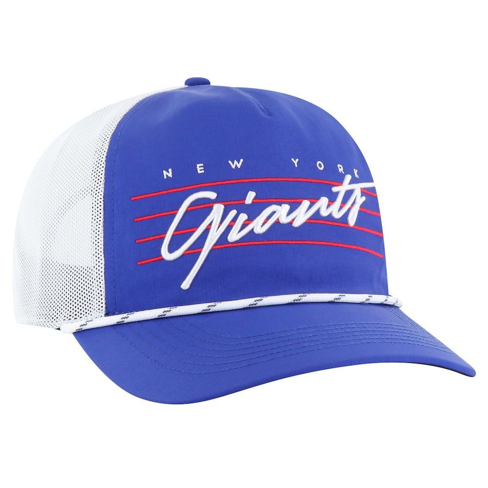 47 brand New York Giants '47 Downburst Relaxed Hitch Trucker Adjustable Hat Royal/White