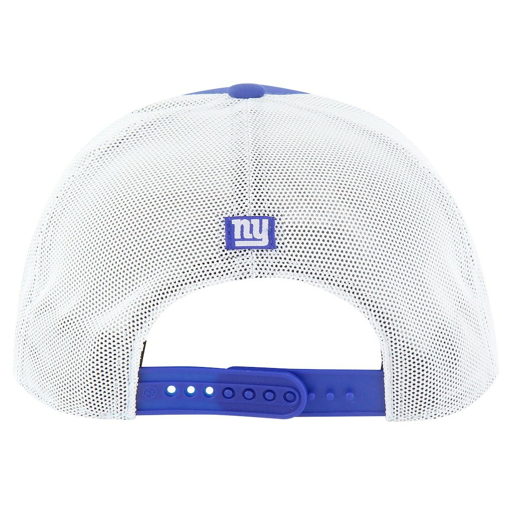 47 brand New York Giants '47 Downburst Relaxed Hitch Trucker Adjustable Hat Royal/White