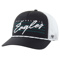47 brand Philadelphia Eagles '47 Downburst Relaxed Hitch Trucker Adjustable Hat Black/White