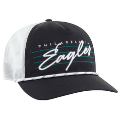 47 brand Philadelphia Eagles '47 Downburst Relaxed Hitch Trucker Adjustable Hat Black/White