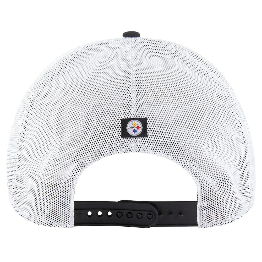 47 brand Pittsburgh Steelers '47 Downburst Relaxed Hitch Trucker Adjustable Hat Black/White