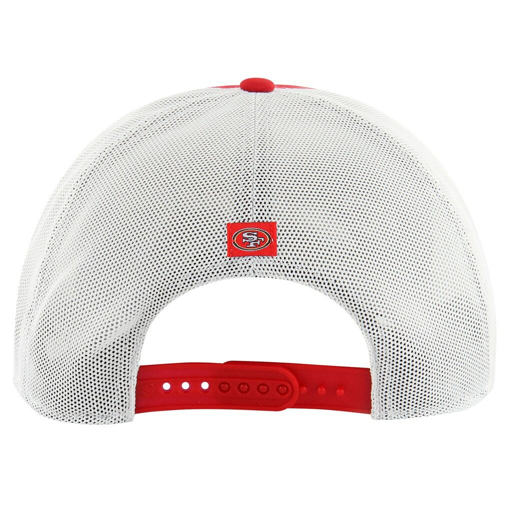 47 brand San Francisco 49ers '47 Downburst Relaxed Hitch Trucker Adjustable Hat Scarlet/White