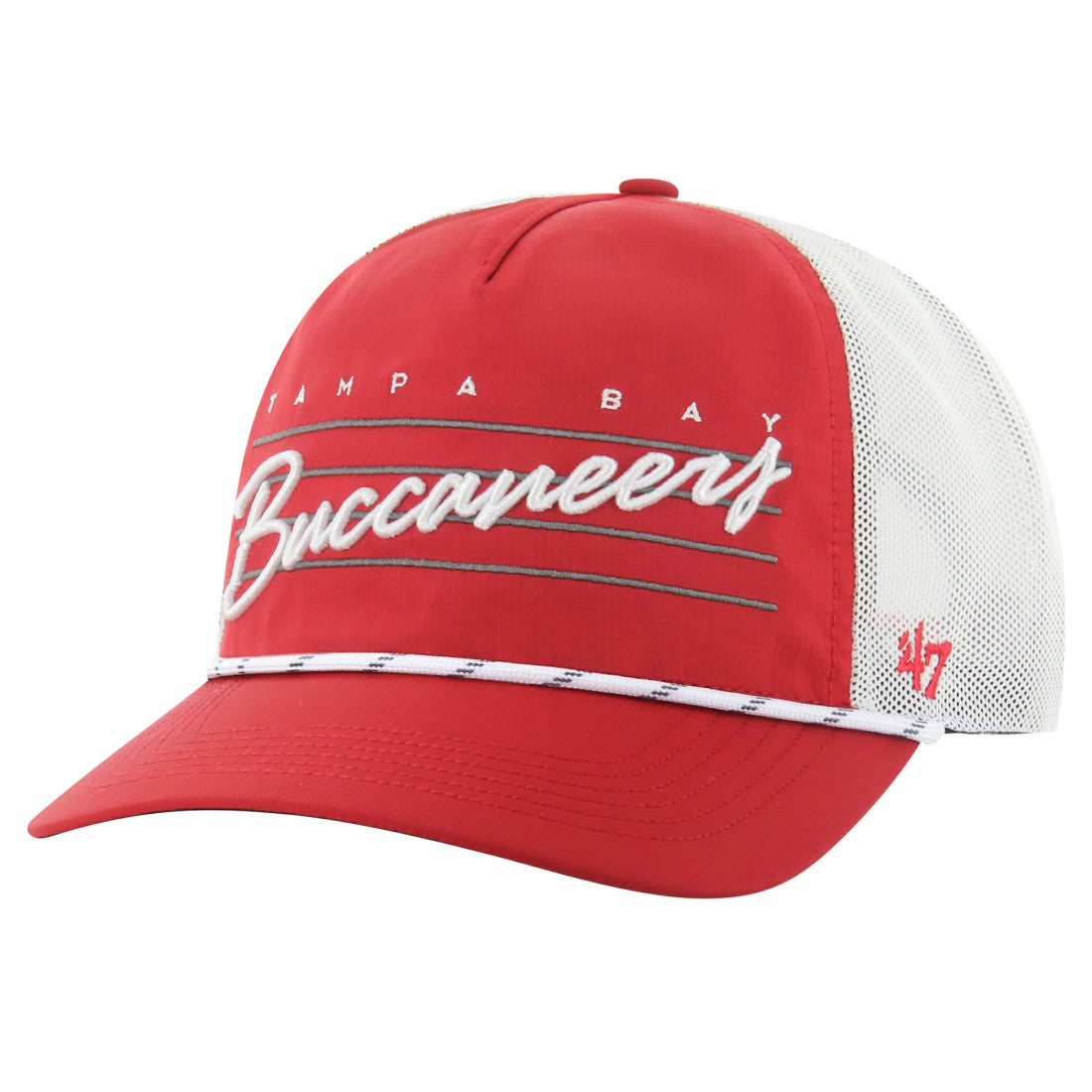 47 brand Tampa Bay Buccaneers '47 Downburst Relaxed Hitch Trucker Adjustable Hat Red/White