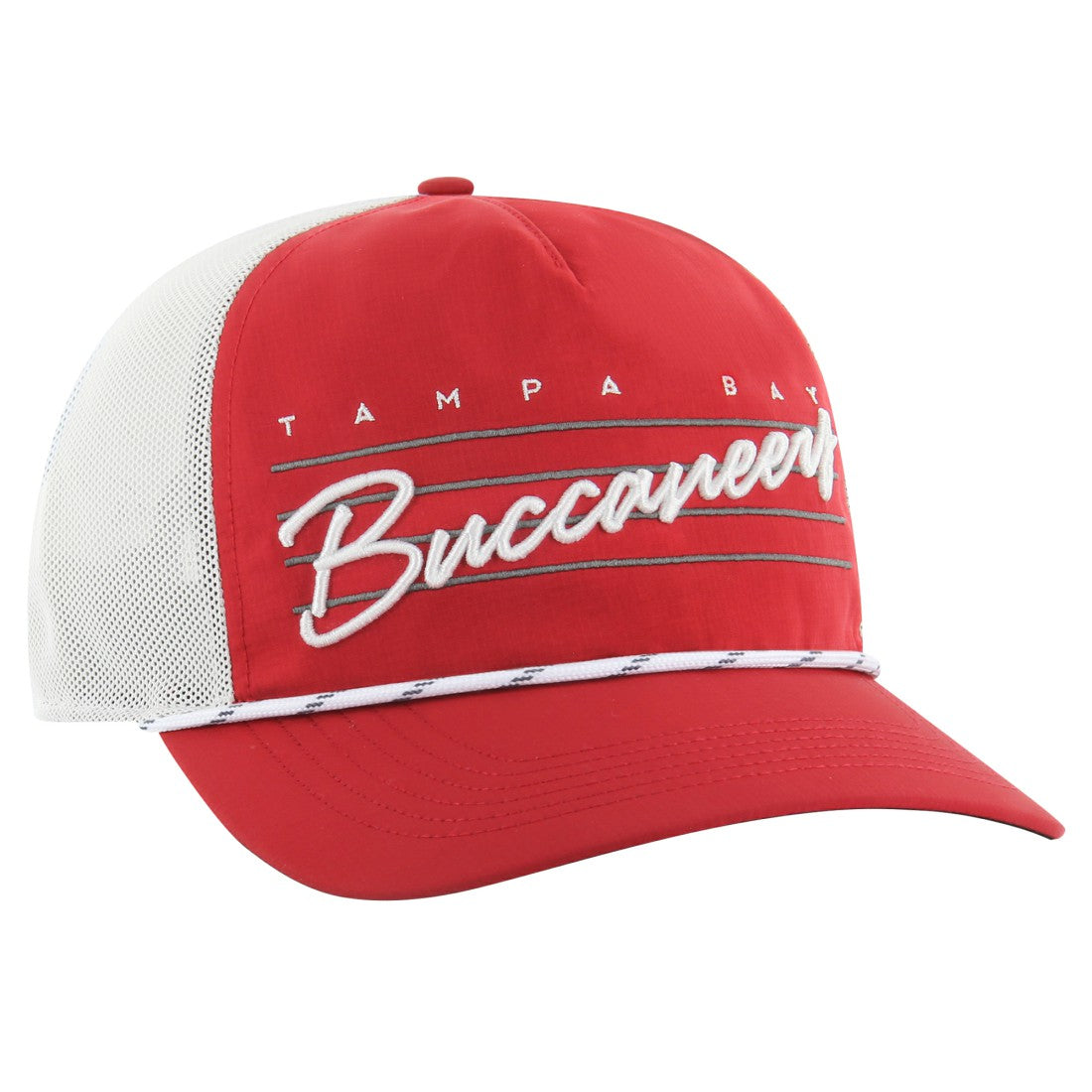 47 brand Tampa Bay Buccaneers '47 Downburst Relaxed Hitch Trucker Adjustable Hat Red/White