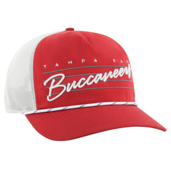 47 brand Tampa Bay Buccaneers '47 Downburst Relaxed Hitch Trucker Adjustable Hat Red/White
