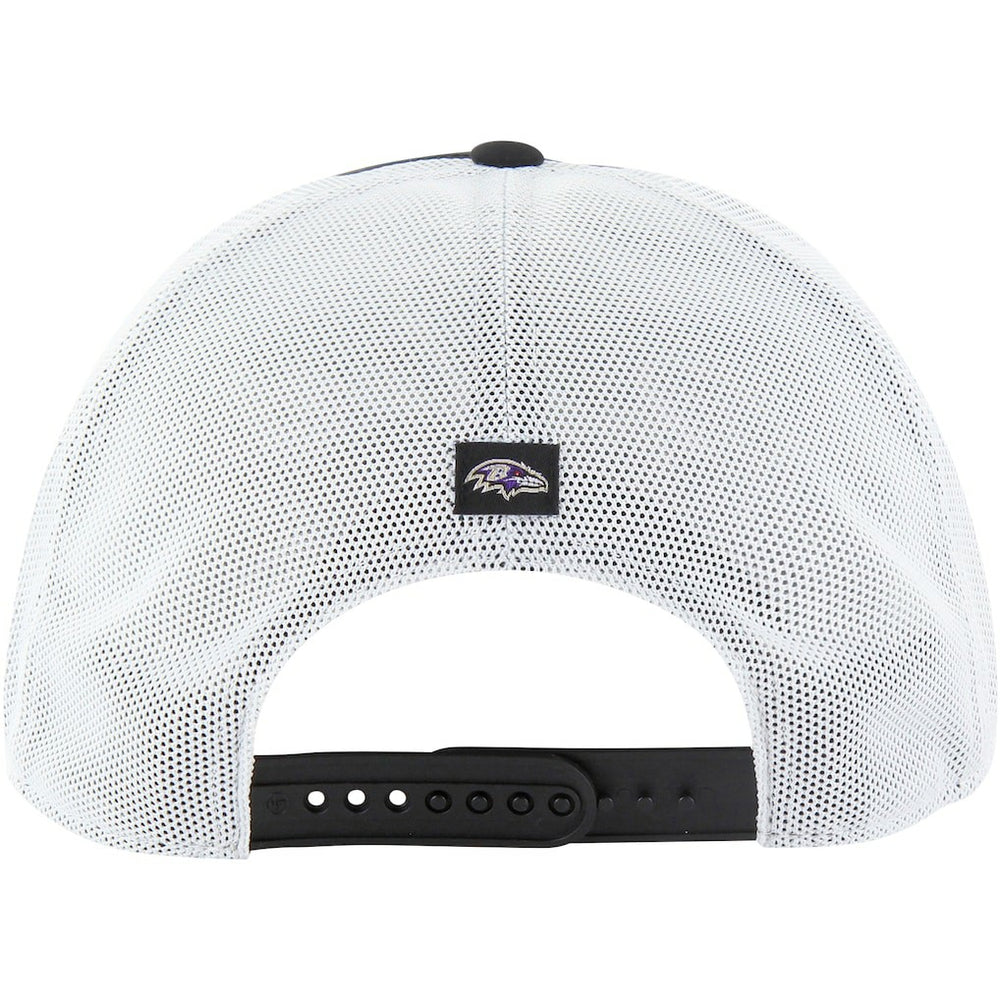 47 brand Baltimore Ravens '47 Downburst Relaxed Hitch Trucker Adjustable Hat Black/White