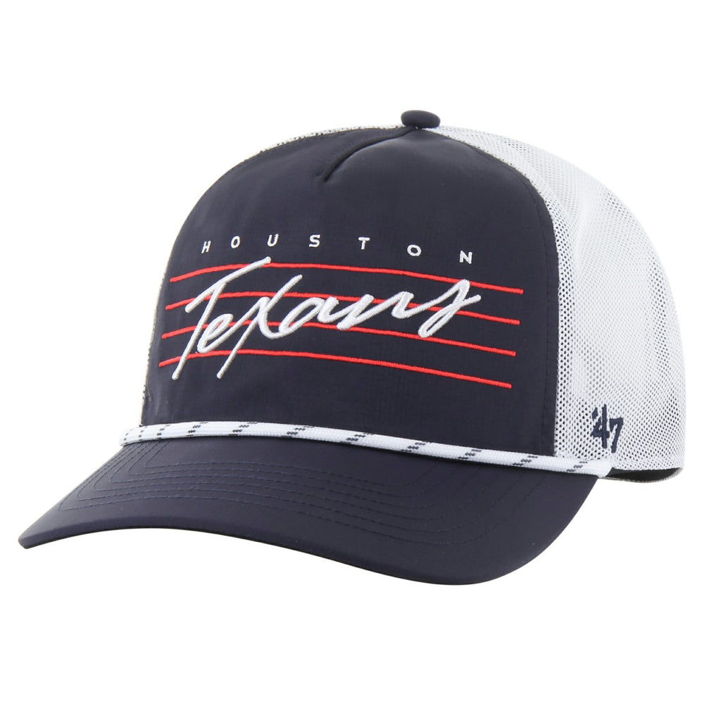 47 brand Houston Texans '47 Downburst Relaxed Hitch Trucker Adjustable Hat Navy/White