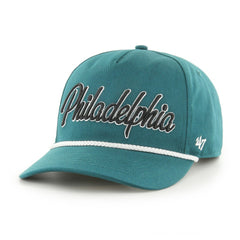 47 brand Philadelphia Eagles '47 Overhand Hitch Adjustable Hat Midnight Green