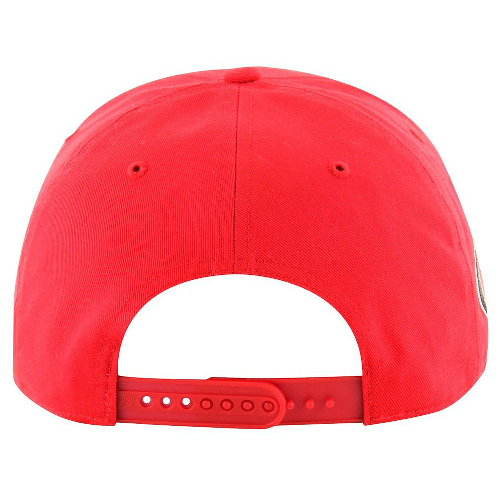 47 brand San Francisco 49ers '47 Overhand Hitch Adjustable Hat Scarlet
