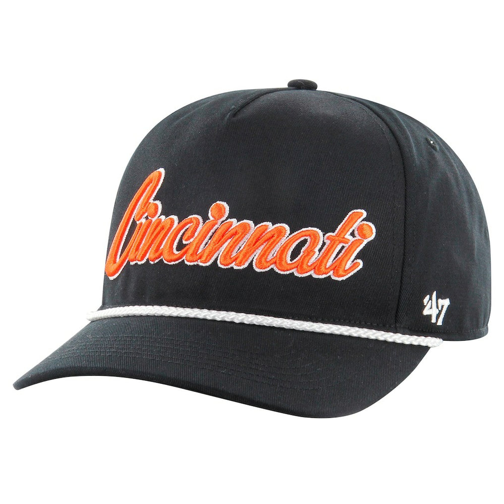 47 brand Cincinnati Bengals '47 Overhand Hitch Adjustable Hat Black