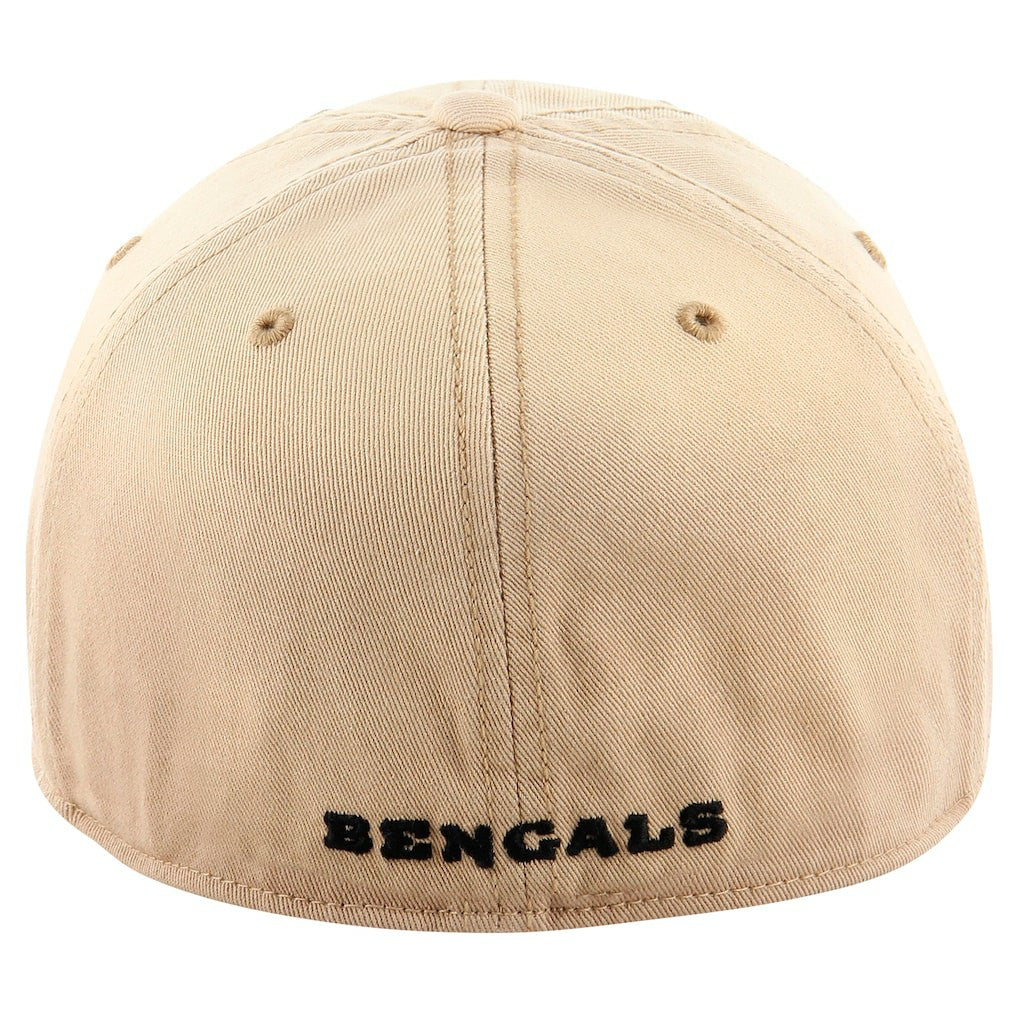 47 brand Cincinnati Bengals '47 Dusted Relaxed Franchise Fitted Hat Khaki
