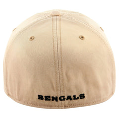 47 brand Cincinnati Bengals '47 Dusted Relaxed Franchise Fitted Hat Khaki