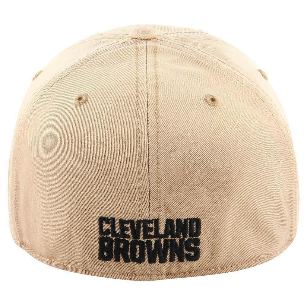 47 brand Cleveland Browns '47 Dusted Relaxed Franchise Fitted Hat Khaki