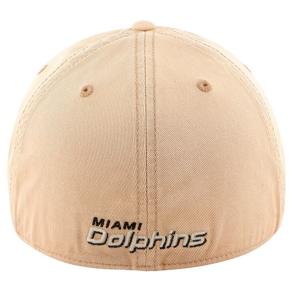 47 brand Miami Dolphins '47 Dusted Relaxed Franchise Fitted Hat Khaki